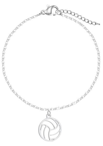 Silver Volleyball Bracelet - VidaVibe Volleyball